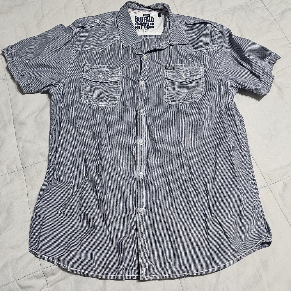 Buffalo David Bitton Men's Short Sleeve Shirt